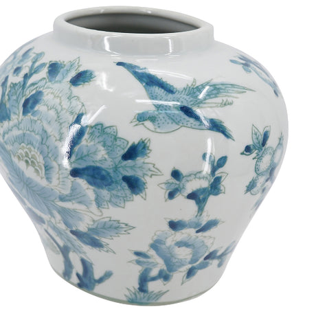 Blue and White Porcelain Ginger Jar | OROA
