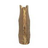 Gold Leaf-Inspired Aluminum Vase | OROA