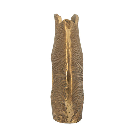 Gold Leaf-Inspired Aluminum Vase | OROA