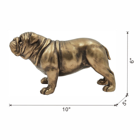 Vintage Lifelike French Bulldog Figurine | OROA