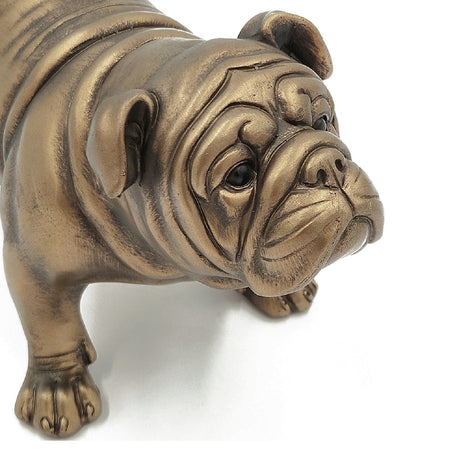 Vintage Lifelike French Bulldog Figurine | OROA