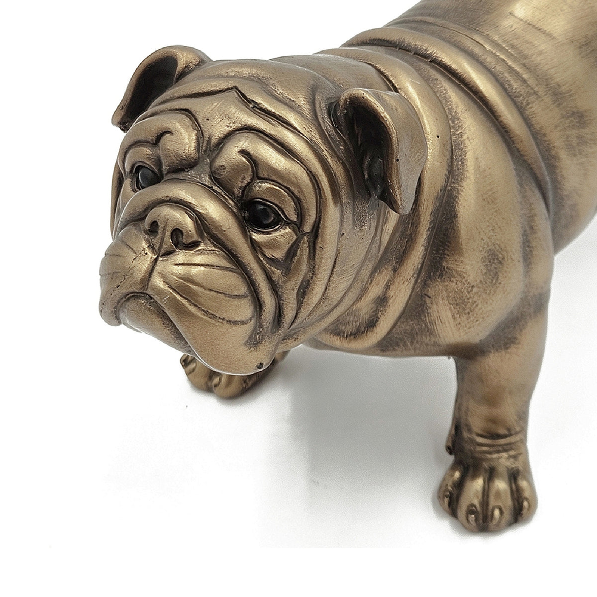 Vintage Lifelike French Bulldog Figurine | OROA