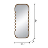 Modern European furniture - Wooden Floor Mirror - www.oroa.com