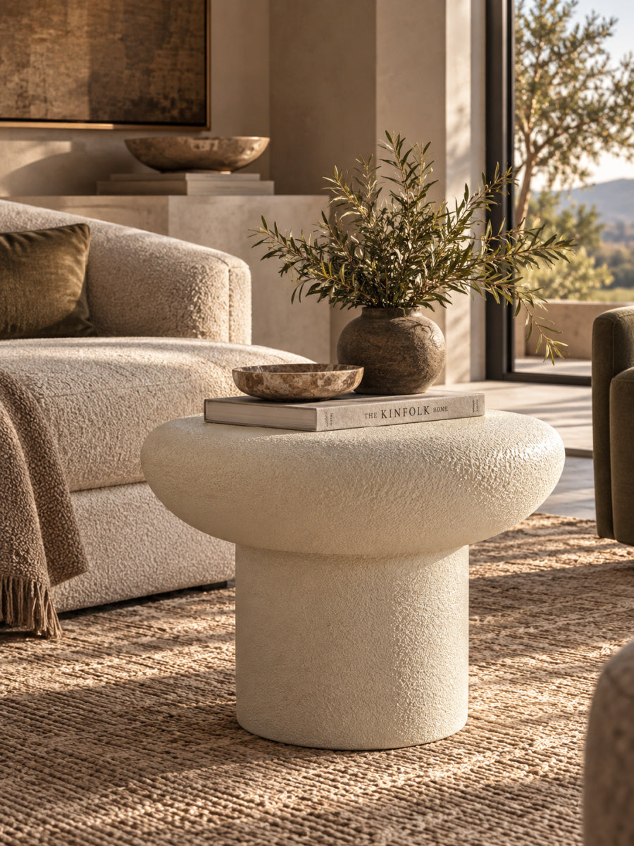 Modern European furniture - Round Mushroom Fiberglass Coffee Table - www.oroa.com