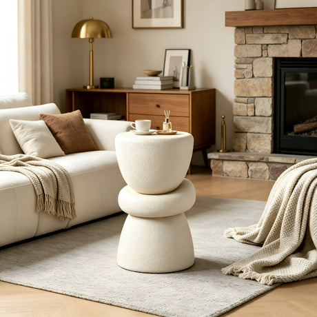 Fiberglass Sculptural Side Table | OROA