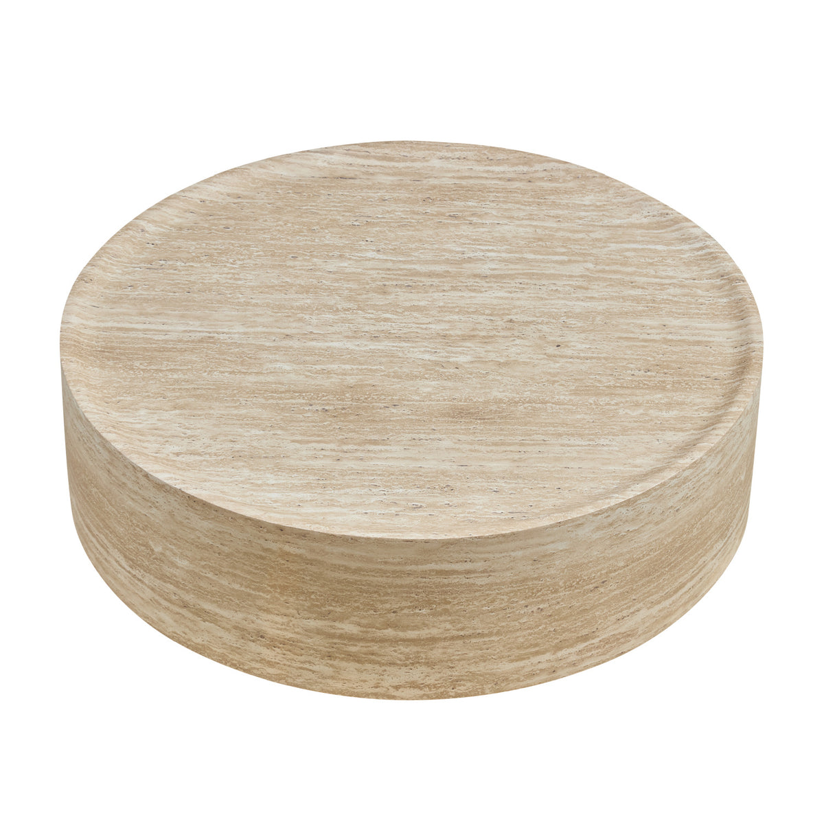 Rectangular Natural Travertine Outdoor Coffee Table Lily - OROA Modern Furniture