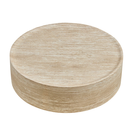 Rectangular Natural Travertine Outdoor Coffee Table Lily - OROA Modern Furniture