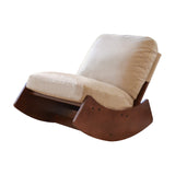 Upholstered Glider Rocking Chair | OROA