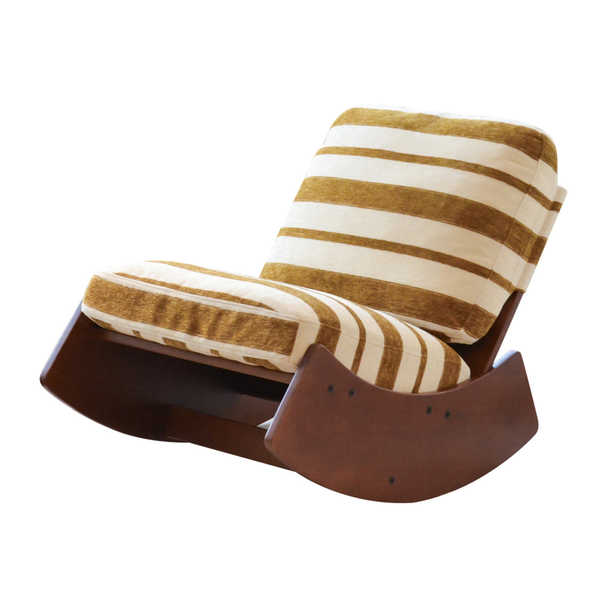 Comfortable Upholstered Glider Rocking Chair | OROA