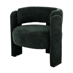 Modern European furniture - Green Textured Fabric Barrel Accent Chair - www.oroa.com