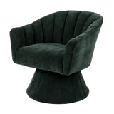 Modern Channel Tufted Barrel Chair | OROA