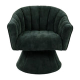 Modern Channel Tufted Barrel Chair | OROA