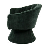 Modern Channel Tufted Barrel Chair | OROA