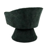 Modern Channel Tufted Barrel Chair | OROA