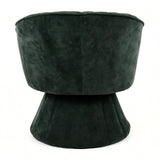 Modern Channel Tufted Barrel Chair | OROA