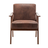 Modern European furniture - Wingback Solid Wood Frame Armchair - www.oroa.com