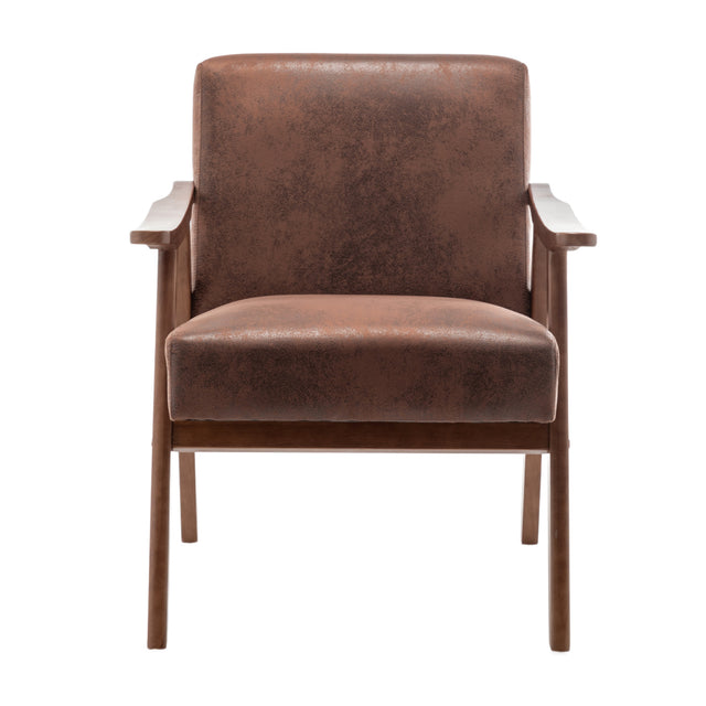 Modern European furniture - Wingback Solid Wood Frame Armchair - www.oroa.com