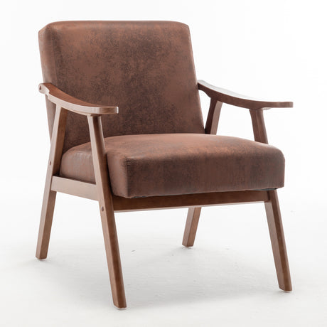 Modern European furniture - Wingback Solid Wood Frame Armchair - www.oroa.com