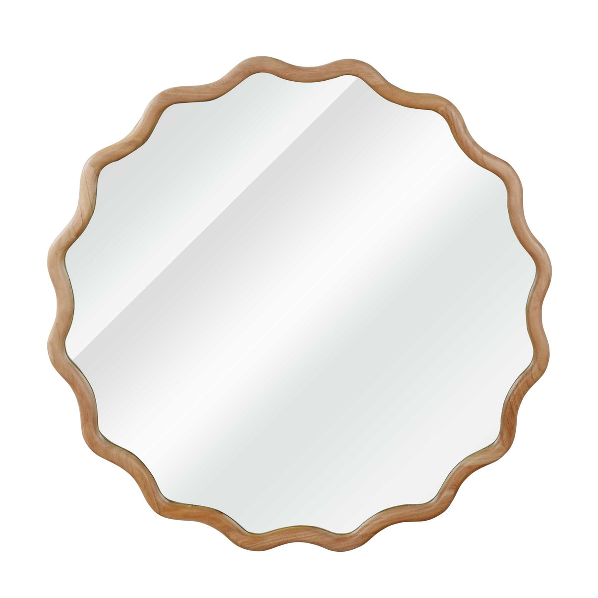 Natural Wavy Round Mirror | OROA Kids