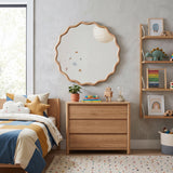 Natural Wavy Round Mirror | OROA Kids
