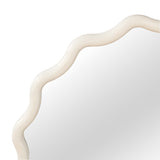 Wavy Wood Frame Wall Mirror | OROA