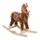 Qaba Plush Rocking Horse | OROA Kids
