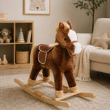 Qaba Plush Rocking Horse | OROA Kids