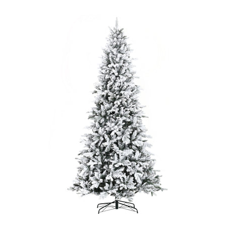 108' Pine Snow Flocked Artificial Christmas Tree - OROA - view 1