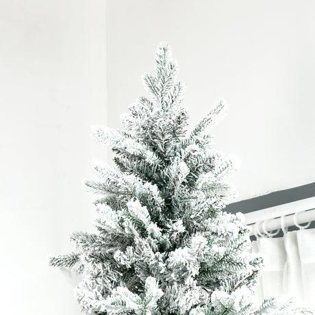 108' Pine Snow Flocked Artificial Christmas Tree - OROA - view 4