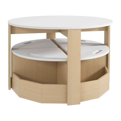 Kids Table and Chairs Set with Storage - OROA Kids - view 1
