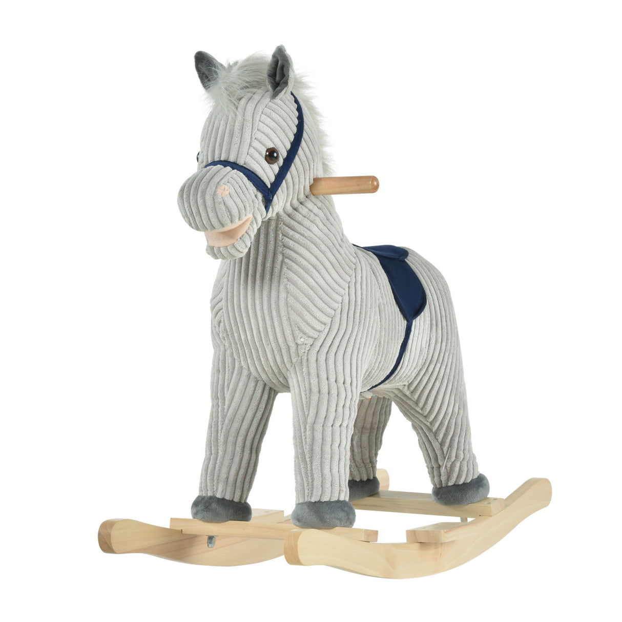 Plush Wooden Rocking Horse | OROA Kids