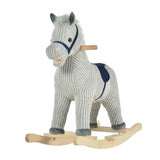 Plush Wooden Rocking Horse | OROA Kids