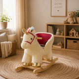 White Cream Rocking Horse Toy | OROA Kids