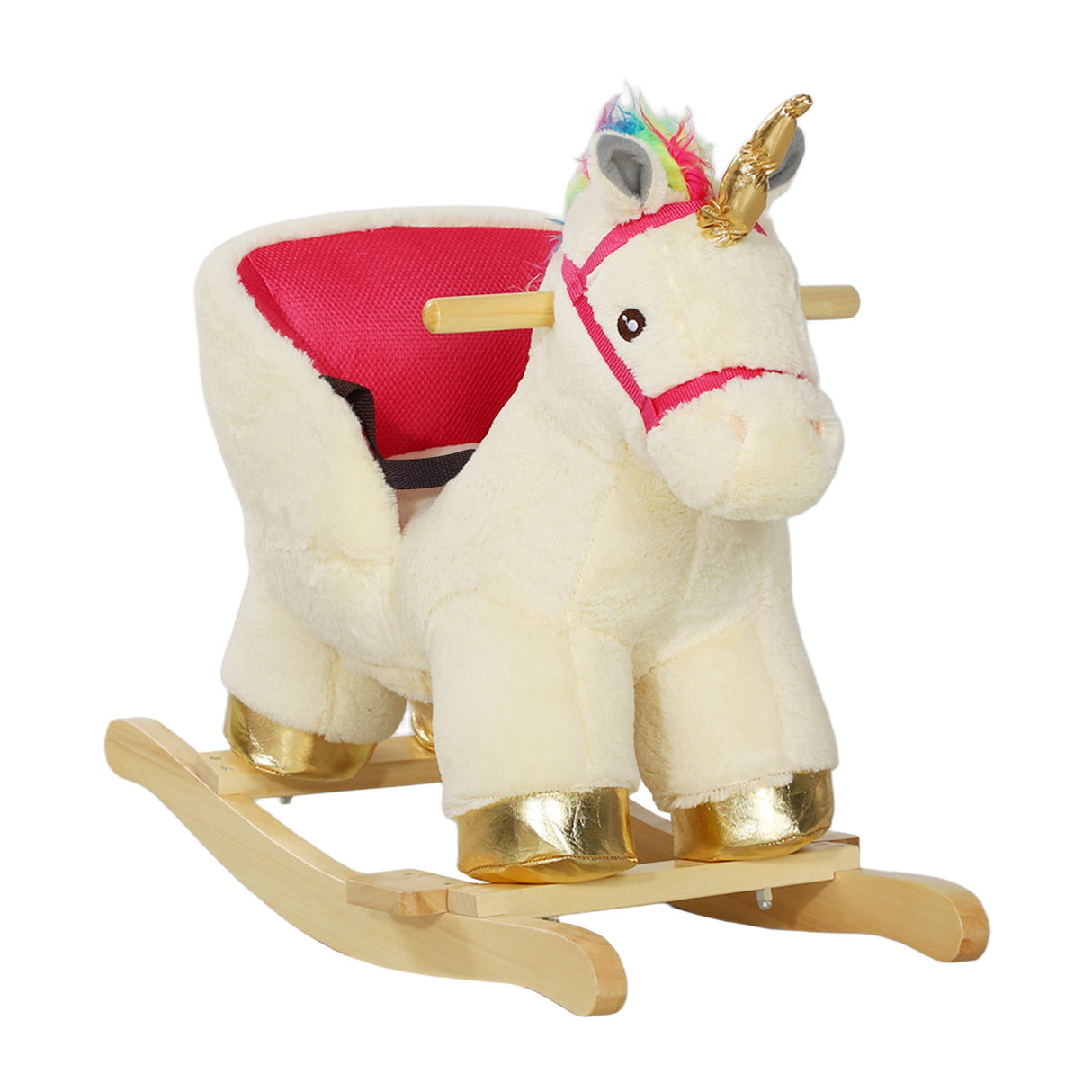 White Cream Rocking Horse Toy | OROA Kids