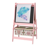 Modern European furniture - 3-in-1 Pink Kids Art Easel with Storage - www.oroa.com