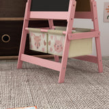 Modern European furniture - 3-in-1 Pink Kids Art Easel with Storage - www.oroa.com