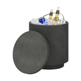 Modern European furniture - 3-In-1 Outdoor Cooler Storage Side Table - www.oroa.com
