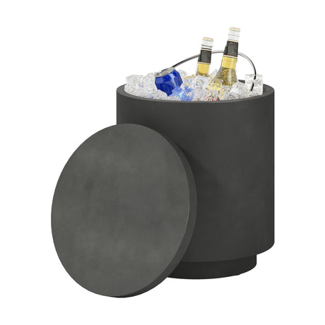 Modern European furniture - 3-In-1 Outdoor Cooler Storage Side Table - www.oroa.com