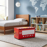 Fire Truck Storage Soft-Close Toy Box | OROA Kids