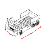 Little Heroes Fire Truck Bed | OROA Kids