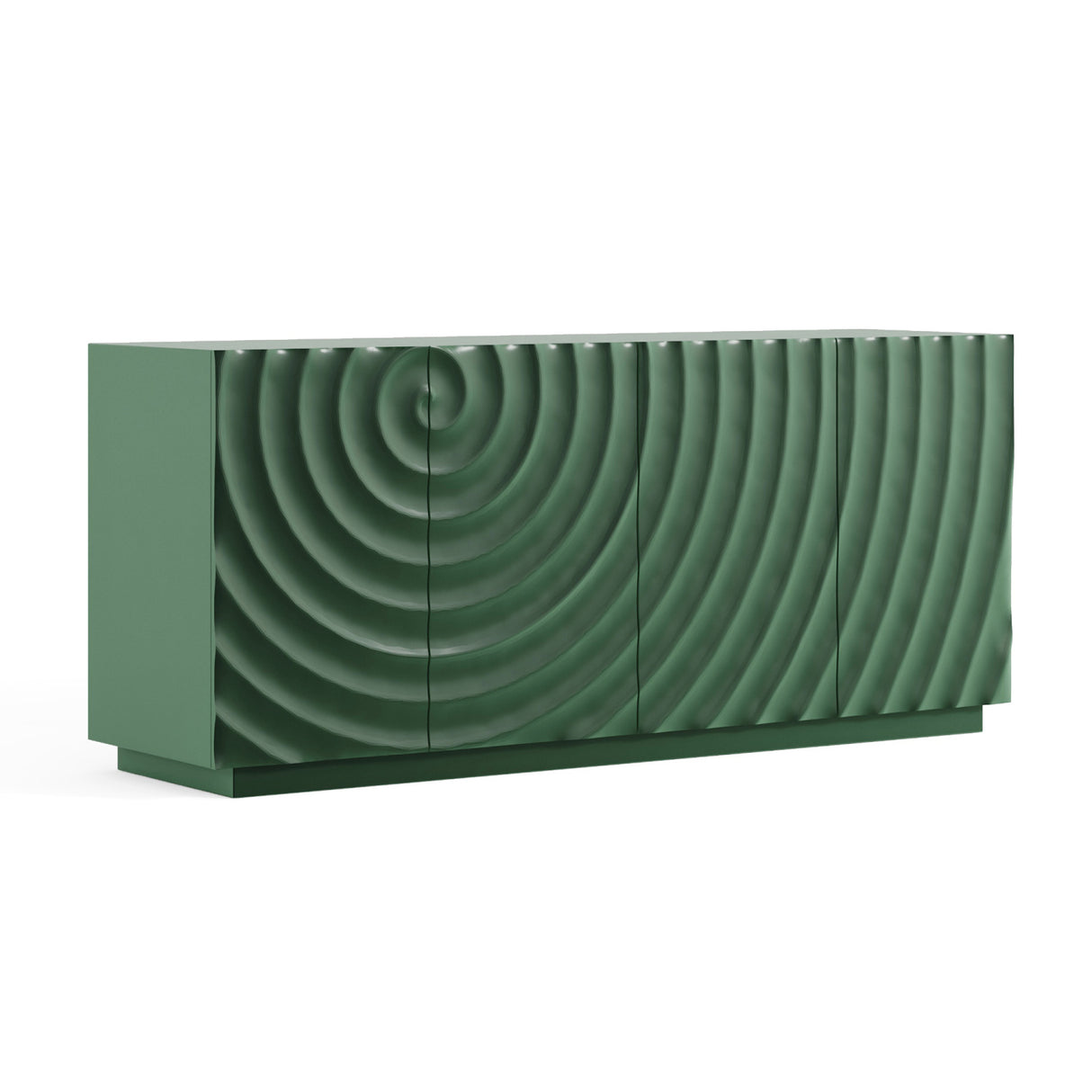 Mid Century Green Accent Sideboard | OROA