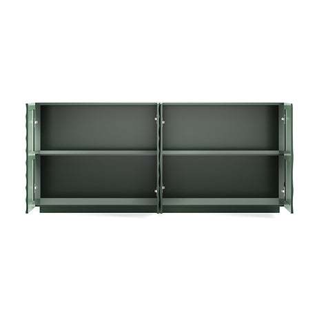 Mid Century Green Accent Sideboard | OROA