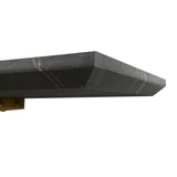 Modern European furniture - Black & Gold Console Table - www.oroa.com
