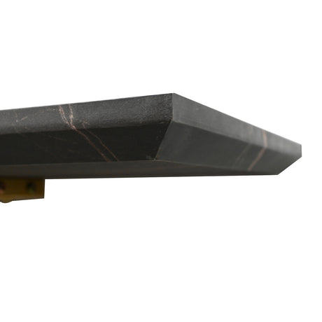Modern European furniture - Black & Gold Console Table - www.oroa.com