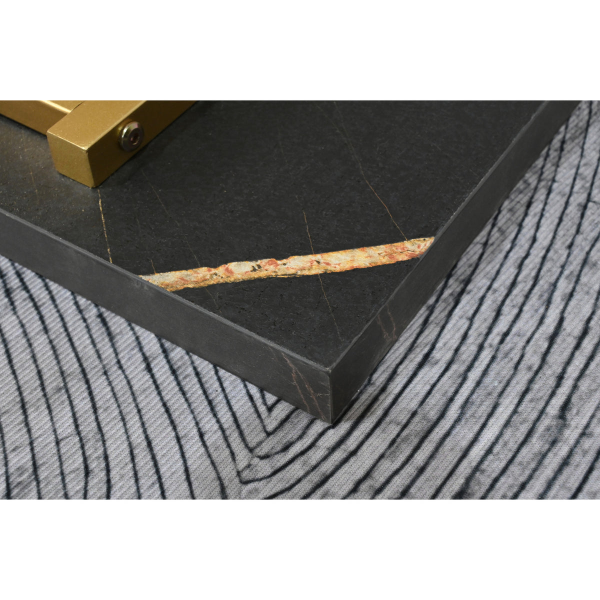 Modern European furniture - Black & Gold Console Table - www.oroa.com