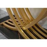 Modern European furniture - Black & Gold Console Table - www.oroa.com