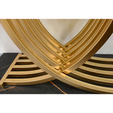 Modern European furniture - Black & Gold Console Table - www.oroa.com