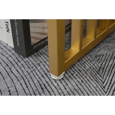 Modern Gold Metal Frame Console Table | OROA