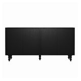 Natural Wood Sideboard Buffet Storage Cabinet | OROA