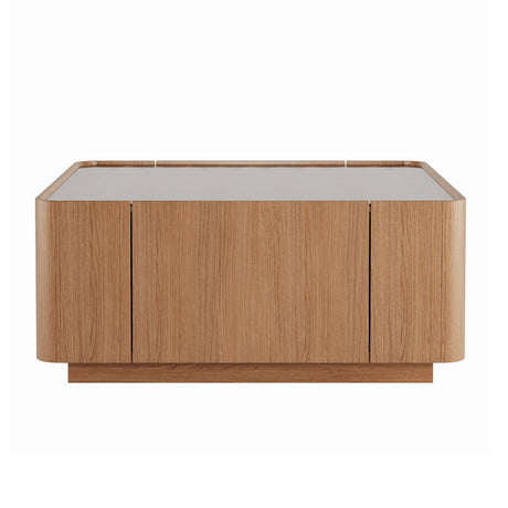 Modern European furniture - Modern Wooden Square Coffee Table  - www.oroa.com